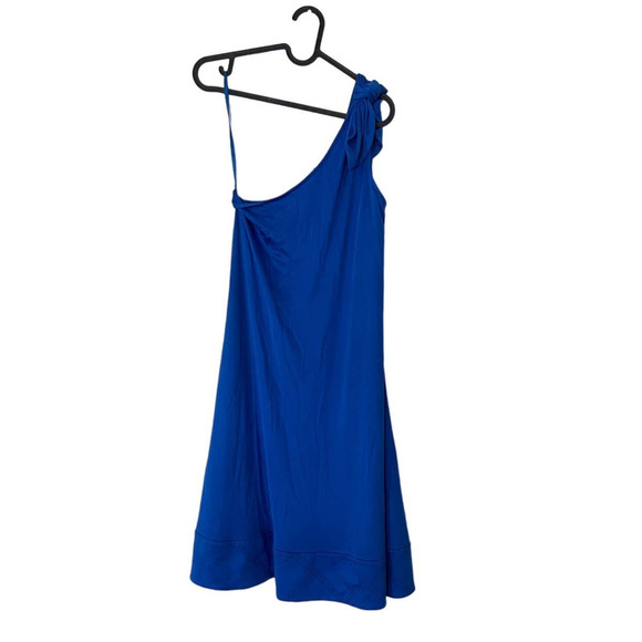 Diane Von Furstenberg Silk Giri One-Shoulder Knee length Dress - Picture 2 of 6